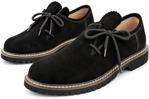 TR Martha Premium Trachten Herrenschuhe - hochwertiger Trachtenschuh für Männer - Lederschuhe für Oktoberfes