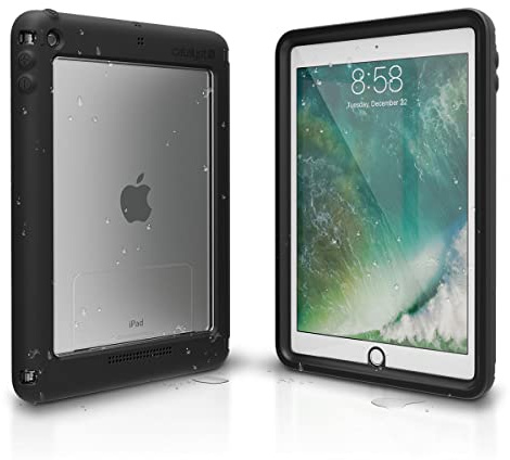 iPad 9.7 Waterproof Case Shockproof Drop Proof by Catalyst, Protective Case [Compatible with iPad 6th Generation] Premium Quality Cover High Touch Sensitivity, Multi Position Stand, Black