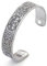 My Shape Keltischer Knoten Claddagh-Armband Magnettherapie Gesundheit Armreif Geschenk Schmuck für Damen/Herren - Silberfarben Antik-Optik