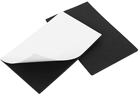 2pcs Patin Antiderapant Pieds en Caoutchouc tampons protecteurs de Plancher Auto-adhésifs antidérapants Meubles Pads Patins Protection de Table Canapé Chaise Caoutchouc Pieds tampons Noir