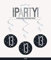 Unique 83781 Black Prismatic 13th Birthday Hanging Decorations,32 6 Pcs, Age 13