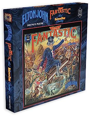 Elton John - Captain Fantastic - 500 Piece Jigsaw Puzzle - Officially Licenced - Perfect for Adults, Family and Rock Fans
