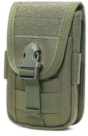 Azarxis Pochette Tactique Sacoche Ceinture Poche Molle Téléphone Portable Gadget EDC pour Randonnée Sport Plein-Air