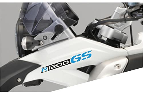 2 Aufkleber kompatibel mit Moto R1200 GS Adventure Motorrad R 1200 (schwarz-blau)…