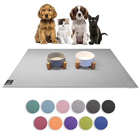 SANOZOO® - Napfunterlage, Öko-Tex, 30 x 40 cm Hellgrau