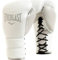Guantes de Boxeo Everlast Powerlock 2 Pro Laced 14oz, Blancos para Saco y Sparring, Soporte de Muñeca, Espuma de Cinco Capas y Sistema con Cordones - Auténtico Everlast