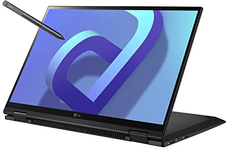 LG gram (2022) 14T90Q - Tablet portátil 2 en 1, pantalla IPS de 14 pulgadas (1920 x 1200), procesador Intel Evo i7 1260P de 12ª generación, LPDDR5 de 16 GB, SSD NVMe de 1 TB, cámara web FHD, WiFi 6E,