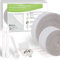 Nastro Adesivo per Zanzariere Più Forte e Durevole - Kit Completo per Zanzariere Magnetiche - Veltro SOLO PARTE MARCHIO/Parte Ruvida/Con Uncini - (2,5 cm x 5,5 m, 4 cm x 1,5 m, Bianco)