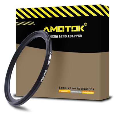 52mm Objektiv auf 43mm Kameraobjektiv-Adapter,52mm - 43mm Filter-Step-Down-Ring,kompatibel mit Allen 43mm Filter-Zubehör.Hergestellt aus CNC-gefrästem(52-43mm)