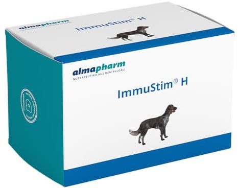 almapharm ImmuStim H | 120 Tabletten | Ergänzungsfuttermittel für Hunde | Unterstützende Vitalstoffe für das Immunsystem