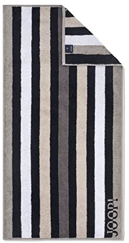 Joop! Handtücher Tone Streifen 1690 Platin - 77 Handtuch 50x100 cm