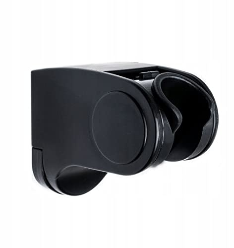 Aquaparts Handbrause Halterung | ⌀25mm | Schwarz | Brausehalter | Duschhalterung | Duschkopfhalterung | für Regendusche Duschkopf