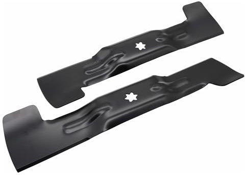 SECURA Jeu de lames (éjection) compatible avec MTD 92 13BH765E600 Tracteur de pelouse