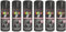 HitlineUK 6 X 400ML BLACK SPRAY PAINT FOR METAL WOOD FURNITURE PAINT SPRAY BLACK FURNITURE PAINT PLASTIC