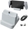 Buziba Cargador de controlador de estación de carga para PS5, base de carga rápida, soporte de carga portátil con puerto de carga tipo C para consola de juegos Playstation Portal (blanco)