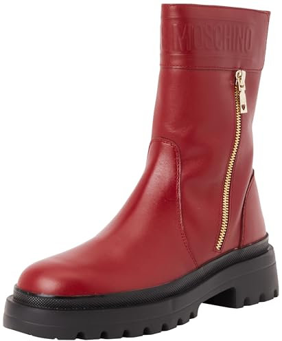 Love Moschino, Stivaletto Donna, Burgundy, 39 EU