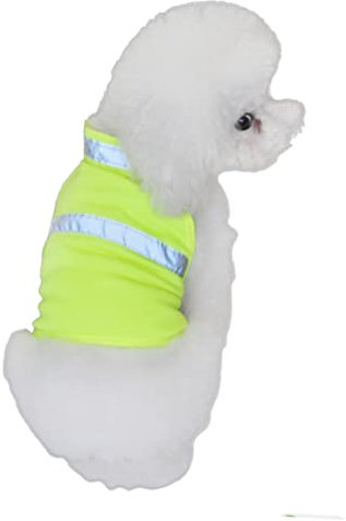 VILLFUL Hundesicherheitsweste Mit Reflektierenden Elementen Atmungsaktiv Verstellbar Für Kleine Hunde Für Joggen Und Outdoor-aktivitäten Fluorescent s