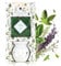 com-four® Teelicht Duftlampe mit Wachs - Stövchen für ätherische Öle, Duftöl und Duftwachs - Aroma Diffusor aus Keramik - Aromalampe (Duftwachs Kräutergarten)