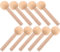 NUOBESTY 10 StüCk Holzstecker FüR Stecktafel, Umweltfreundliche Hartholz Pegboard Haken FüR Diy Projekte, 60Mm LäNge, 10Mm Durchmesser, Glatte OberfläChe