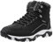 Littleplum Damen Winterstiefel Warm Gefüttert Trekking Schuhe Herbst Outdoor Schneestiefel Winterschuhe,Schwarz,42 EU