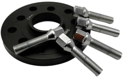 Rynplex 1 STÜCK 12mm Spurverbreiterung Set 5x100 / 5x112 CB 57.1, for Audi, A1 A2 A3 A4 B5 B6 B7 A6 C4 C5 C6 A8 4E Distanzstück-Adapterscheiben