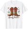 Stivali da cowgirl vintage western leopardato retrò Jolly regalo Maglietta