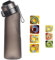 Air Gour Up Bouteille, 650ML Air-up Gourd Avec 7 sul Saveur Gout Pods, Bouteille d'eau Parfumée Sans Avec Paille-0 Sugar 0 Crie et tasse d'eau