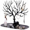 NHQZ Schmuckaufbewahrung, Schmuckständer, Schmuckhalter, Geweih Schmuck Displayständer Baum Turm hängende Aufbewahrungsstücke Ringe Ohrringe Halsketten Armbänder, Schwarz, 1 Stück