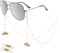 EegantCho Modische Brillenkette der Frauen, Sonnenbrille Anti Verlust, Lesebrille Rahmen, vergoldeter Farbschutz, exquisite Geschenkbox Verpackung (Motte)