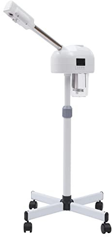 Pulvérisateurs, vaporisateur pour le visage 750 W, nettoyeur de pores vertical debout, réservoir d'eau transparent indépendant, panneau de commande LCD, machine à vapeur spa, humidificateur de beauté