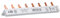 ABB 2CDL210180R1012 PSX1/12N Phasenschiene FlexLine 1P+N 12Pins 6 TE 10qmm
