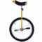 Gvqng Einrad, Outdoor-Einrad Mit Hervorragendem Stahlrahmen, Auslaufsicherer Reifen, HöHenverstellbar, Gebogener Pu-Sitz, Outdoor-Sport FüR FitnessgeräT FüR Erwachsene,Gelb,20inch