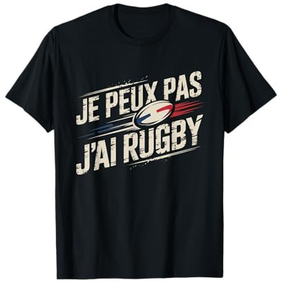 XV de France Rugby enfant je peux pas j'ai rugby Homme T-Shirt