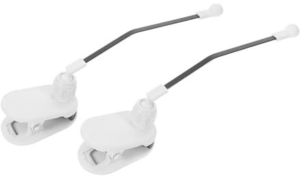 BESTonZON Stabile Notenhalter für Klavier Gitarren Eleganter Weißer Musiknotensatz für Aufführungen und Proben