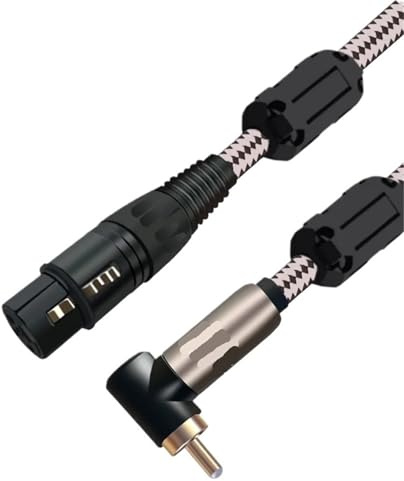 Female XLR to Male Shielded Audio Cable For Subwoofer Mixer Amplifier Microphone Speaker AV CABLE 1M 2M 3M(Green,0.75m)