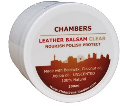 Chambers Leather Natural Balsam Conditioner and Restorer 200ml Suitable for Aniline Leather, Perfect for Aniline Leather Sofas