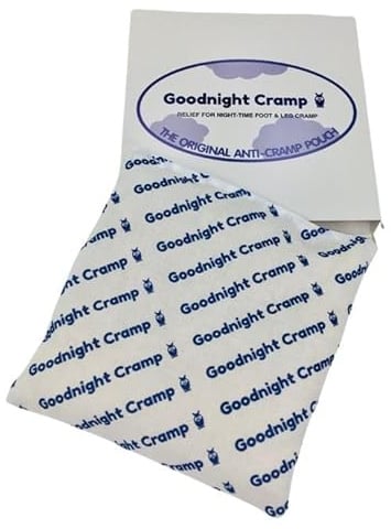 Goodnight Cramp Pouch (Single) Relief for Night-Time Foot & Leg Cramp-Simply Place in Bed