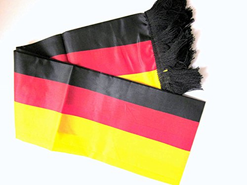 2 x Fanschal Deutschland Flagge Schwarz Rot Gold, Deutscland-Schal