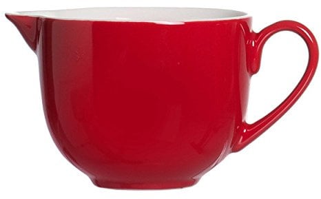 Ritzenhoff & Breker Doppio Giesser, Milchgiesser, Milchkännchen, Geschirr, Porzellan, Rot, 180 ml, 517880