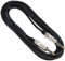 Stagg SAC6PS DL - Cable jack (estéreo, simétrico, acodado, 6 m), color negro