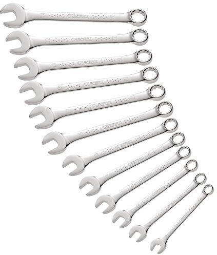 E110309 BRITOOL SET OF 12 COMBINATION SPANNERS 7-24MM WITH PLASTIC RACK