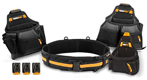 TOUGHBUILT TOU-CT-101-4 - Juego de cinturones de herramientas para contratistas (4 piezas)
