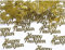 Konfetti/Streu-Deko Happy New Year in Gold/Tisch-Dekoration Silvester Neujahr Jahres-Wechsel Party Feier (3 Tüten = 9 Gramm)