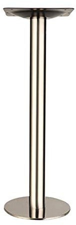 Furniture legs 9,9 * 28,4 In MöBelbeine - Edelstahl-Schreibtisch Barschrank UnterstüTzung Beine Computertisch Esstisch Mit Hohen Beinen Silber 1 Stück