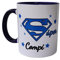 PMISORPRESA Taza Color Super COMPI Regalo Amigo Invisible Regalo COMPAÑERO Trabajo (Azul)
