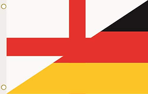 U24 Flagge Fahne England-Deutschland 90 x 150 cm