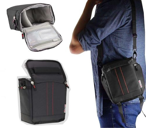 Navitech Schwarz Kameratasche Kompatibel mit dem Nikon COOLPIX P900 Digital Camera