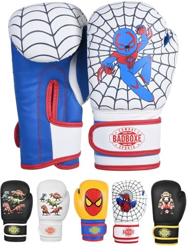 Boxing Gloves 6oz | Boxing Gloves for Kickboxing Muay Thai MMA | Bag Gloves for Punching Bag (White/Blue/Red, 6oz)