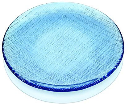 Petite assiette 18 cm en verre transparent bleu ciel Denim IVV Vide-poches