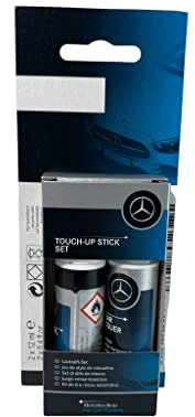 Mercedes-Benz Kit Lapices Retoque pintura Carroceria Bicolor Original 359, Azul Tanzanita perla metalico